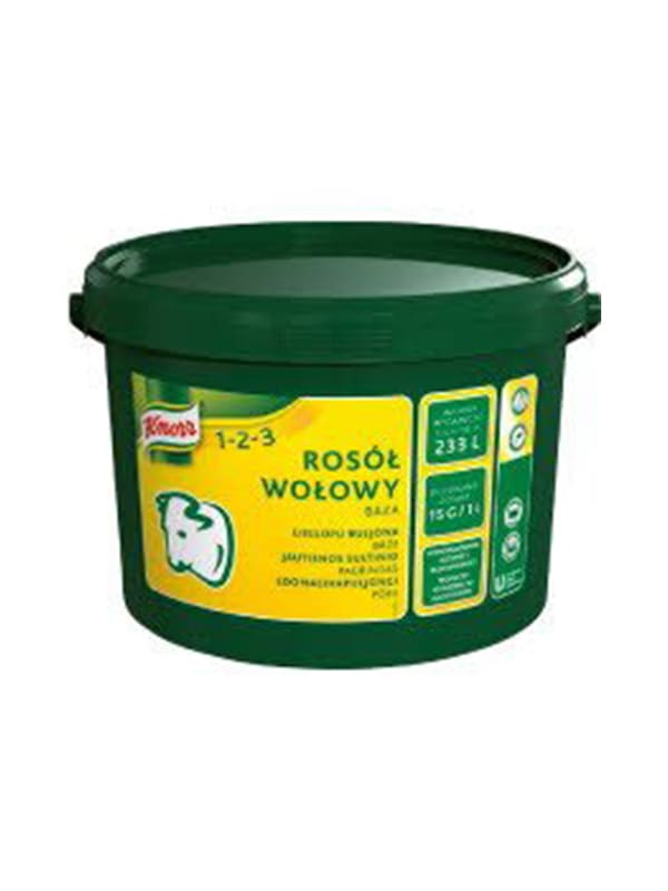 Ζωμός 1-2-3 με γεύση βοδινού 3,5kg KNORR