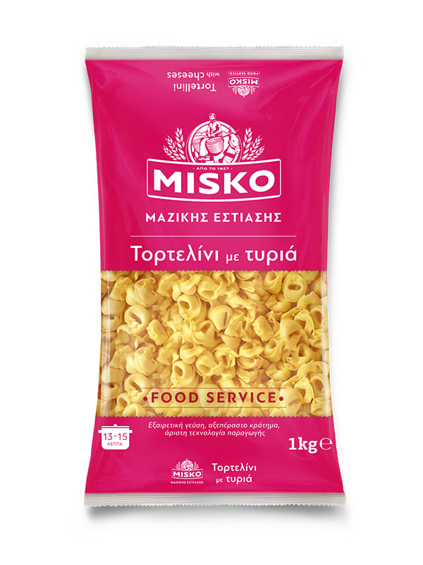Τορτελίνι με τυριά 1kg MISKO