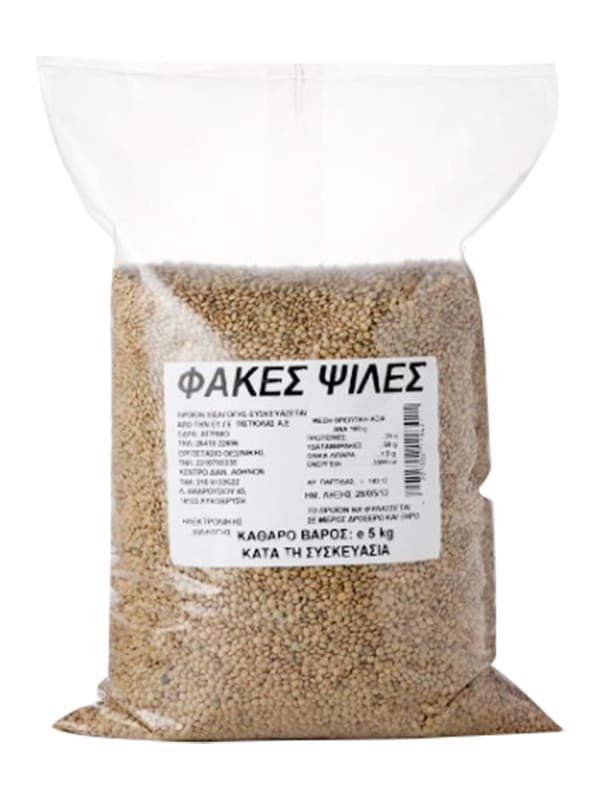 Φακές ψιλές 5kg AGRINO