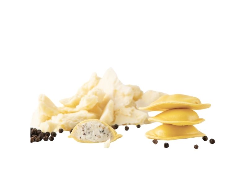 Raviolo 40g with cheese and peper 2.5kg Del Prete