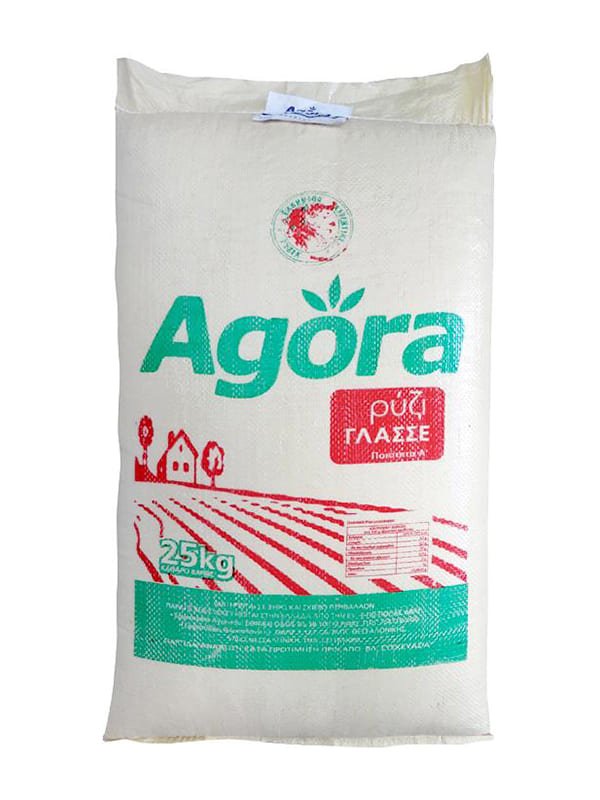 Ρύζι γλασσέ Agora 25kg AGRINO