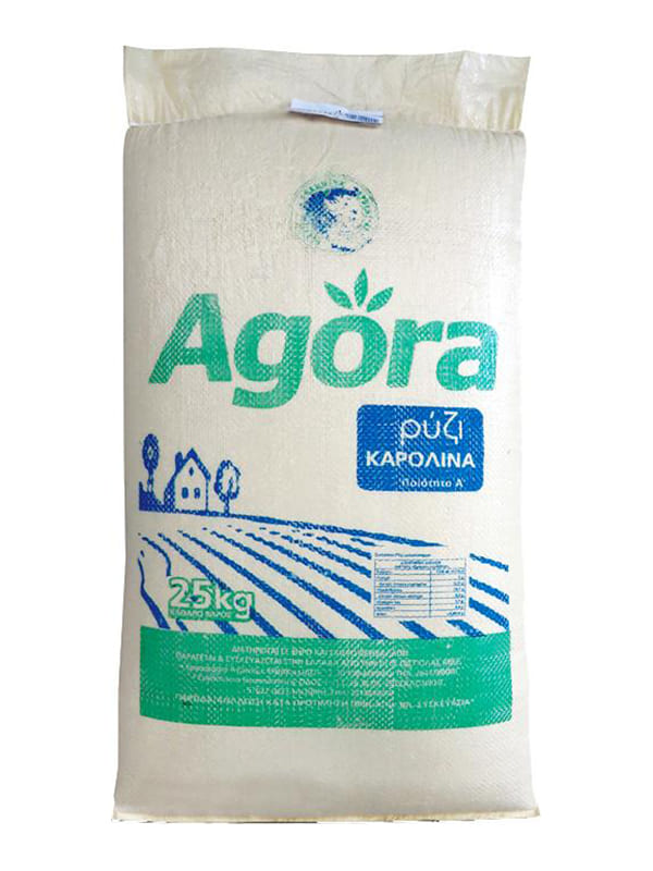 Ρύζι καρολίνα Agora 25kg AGRINO