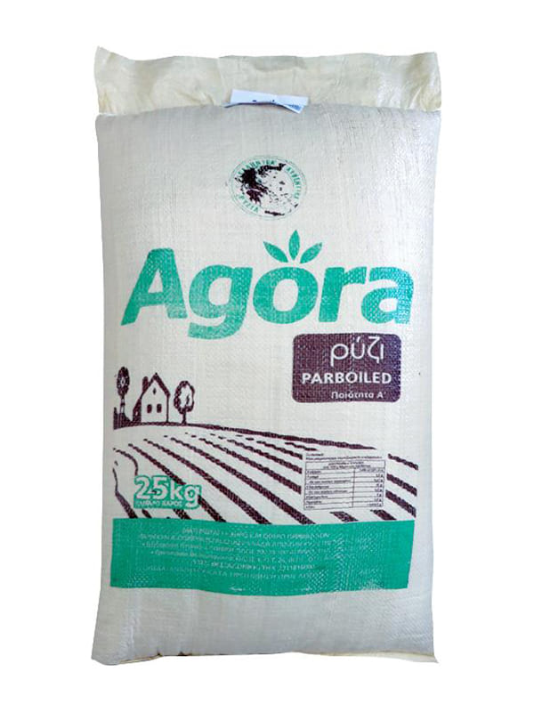 Ρύζι parboiled A' Agora 25kg AGRINO