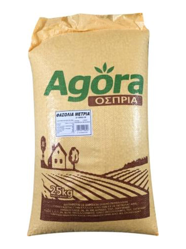 Φασόλια μέτρια 25kg AGRINO
