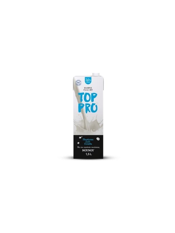 Γάλα Πλήρες 3,6% Top Pro UHT 1,5L