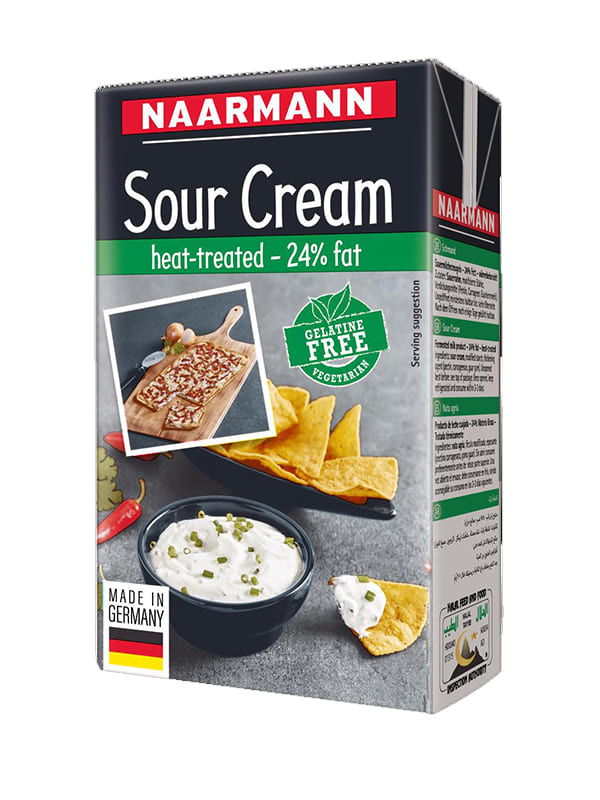 Sour cream 24% 1lt NAARMANN