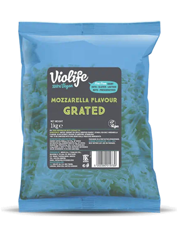 Vegan mozzarella τριμμένη 1kg VIOLIFE