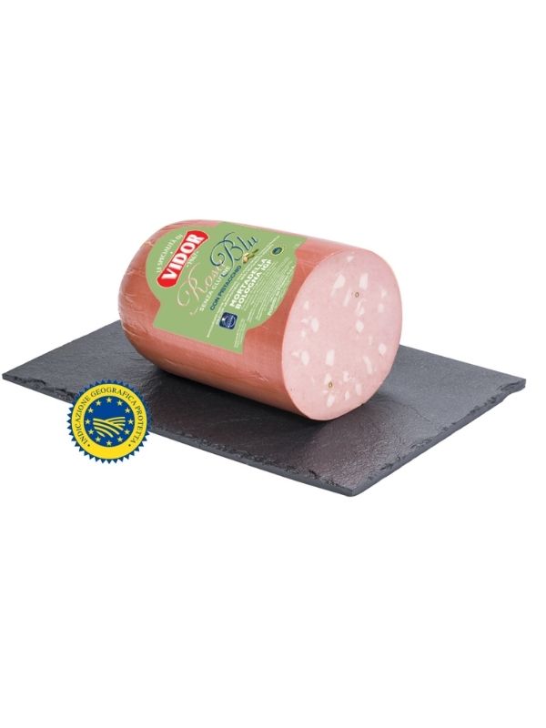 ROSA BLU MORTADELA PISTACCHIO IGP BOLOGNA 8kg VIDOR