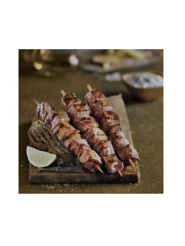 Σουβλάκι χοιρινό μηχανής 64τεμ πανσέτα - σπάλα μαρ/νο Κ/Ψ 100g Κασίδης 6,4kg