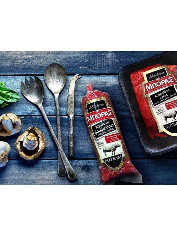 Βουβαλίσιος κιμάς ελληνικός (λάπα) 600g ΜΠΟΡΑΣ