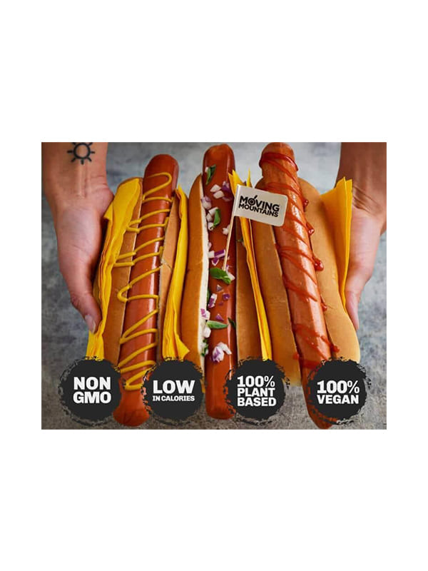 Vegan hotdog Moving Mountains (24Χ90gr) 2.16kg