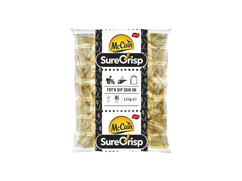 MCCAIN ΠΡΟΤΗΓ.ΠΑΤΑΤΕΣ FRY N DIP SKIN ON 5X2.5kg