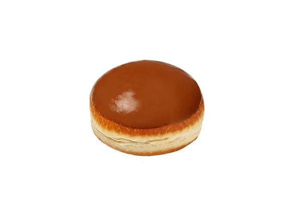 Donuts πραλίνας με επικάλυψη σοκολάτα γάλακτος 90gr