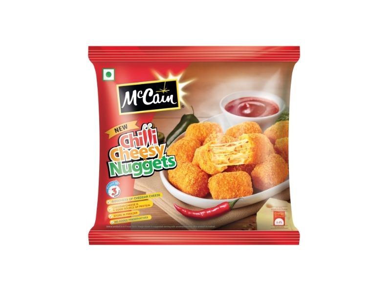 Mccain chili & cheese nuggets 1kg