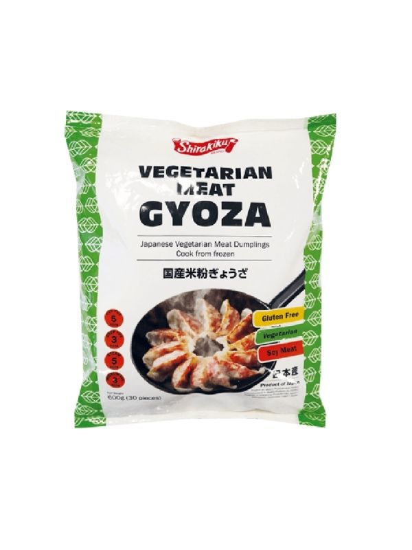 Gyoza dumplings vegetarian meat gluten free 600g SHIRAKIKU