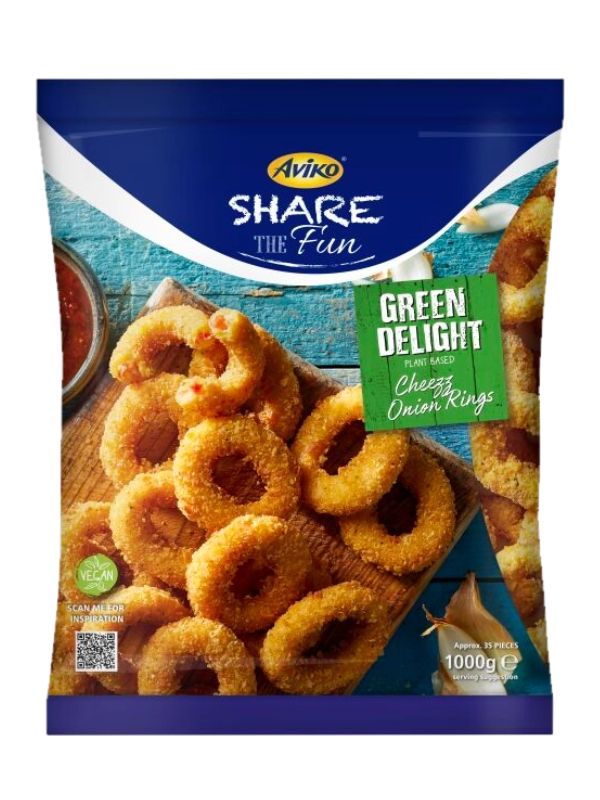 AVIKO PLANT BASED CHEEZZ ONION RINGS 3X1kg