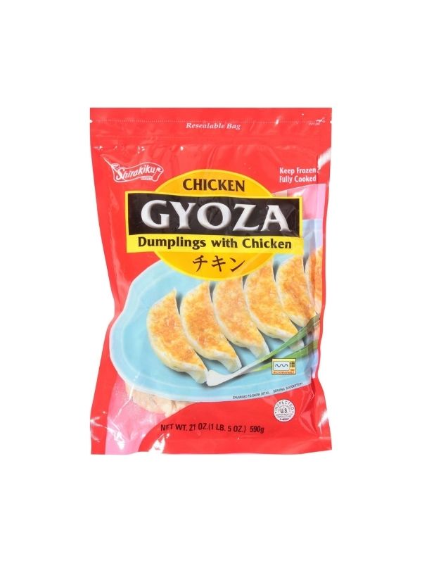 Japanese style chicken & vegetable dumplings 600g SHIRAKIKU