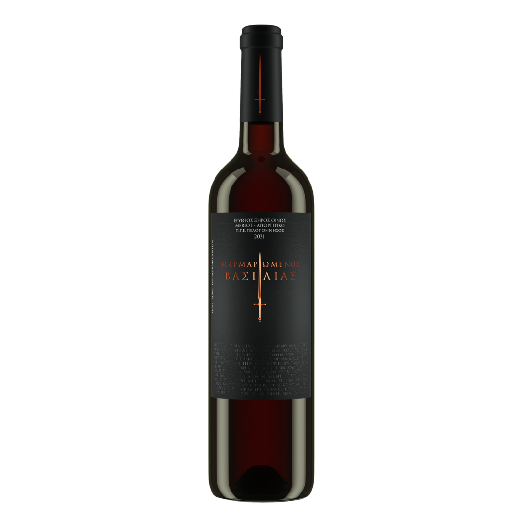 Μαρμαρωμένος Βασιλιάς ερυθρός ξηρός 750ml