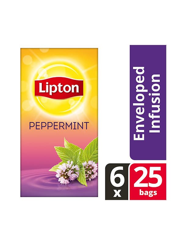 Lipton μαύρο τσάι μέντα (25χ1.6gr)