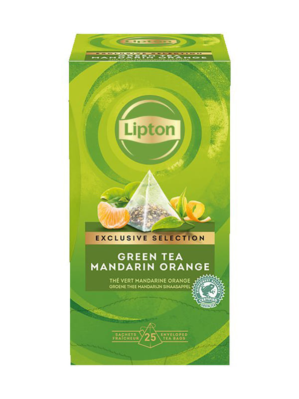 Lipton πυραμίδα premium μανταρίνι - πορτοκάλι (25χ1.8gr)
