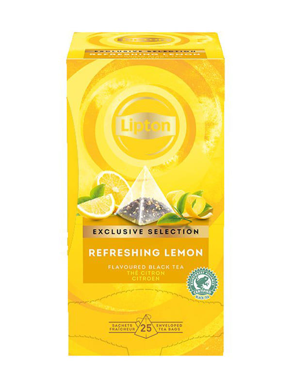 Lipton πυραμίδα premium λεμόνι (25χ2gr)