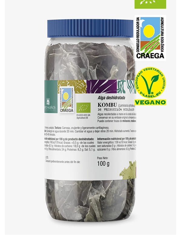 Kombu αποξηραμένο 100g PORTO MUINOS