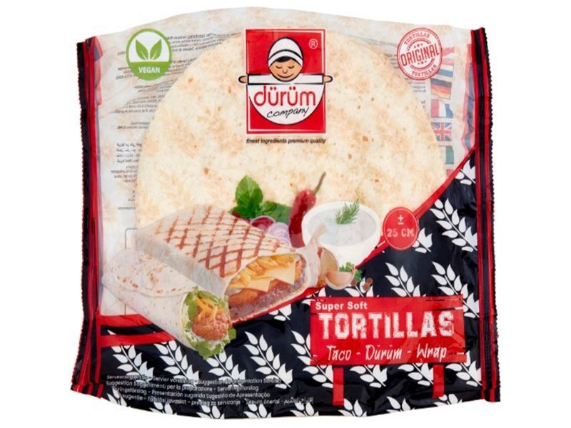 TORTILLA DURUM 25cm 6X18TEM