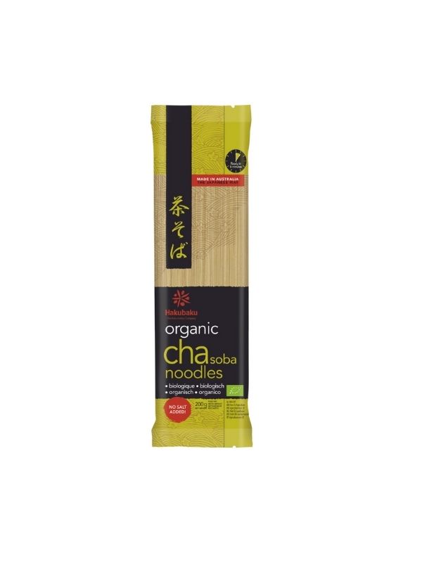 Cha soba noodles organic 200g HAKUBAKU