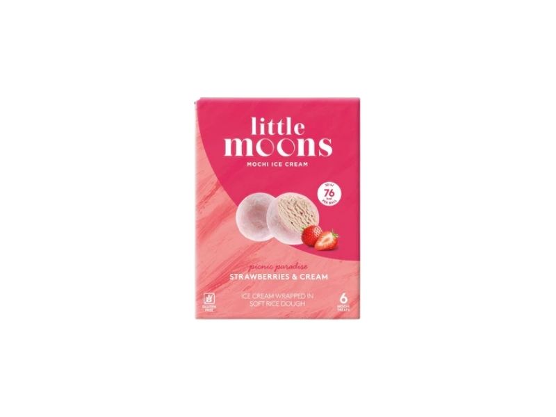 MOCHI ICE STRAWBERRIES & CREAM LITTLE MOONS 10X192gr