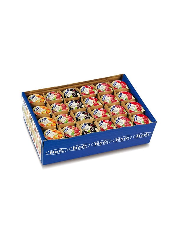 Μαρμελάδα μερίδα 216χ14.2gr hero mix (6 γεύσεις)