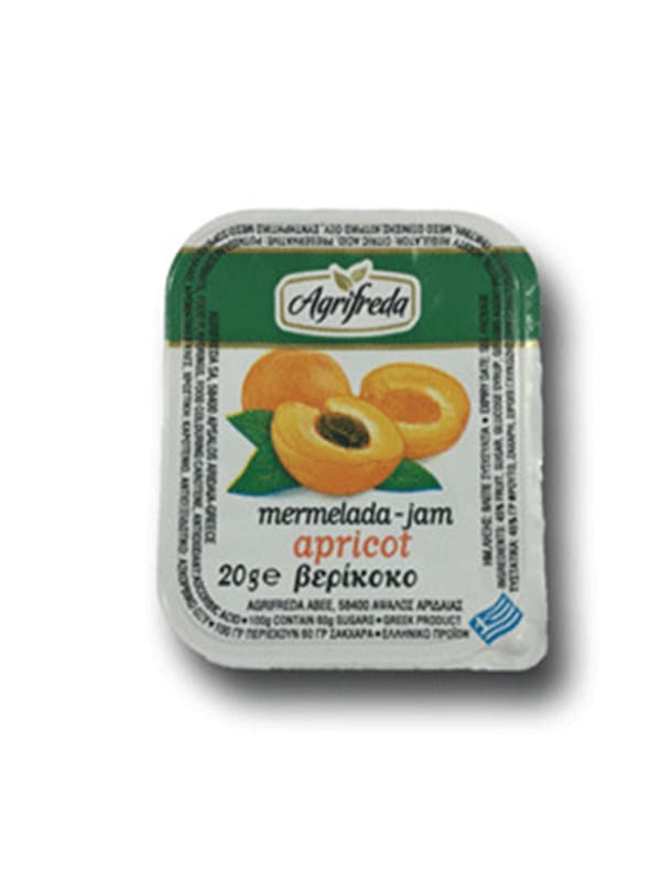 Μαρμελάδα βερίκοκο μερίδα 228x20gr