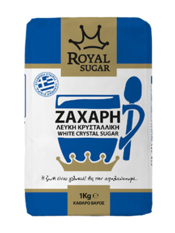 Ζάχαρη λευκή κρυσταλλική 1kg