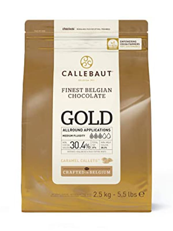 Σοκολάτα gold καραμέλα 30.4% callets Barry Callebaut 2.5kg