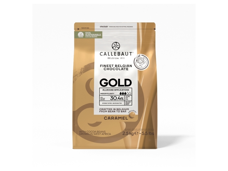 ΣΟΚΟΛΑΤΑ GOLD ΚΑΡΑΜΕΛΑ 30.4% CALLETS BARRY CALLEBAUT 1Χ20kg