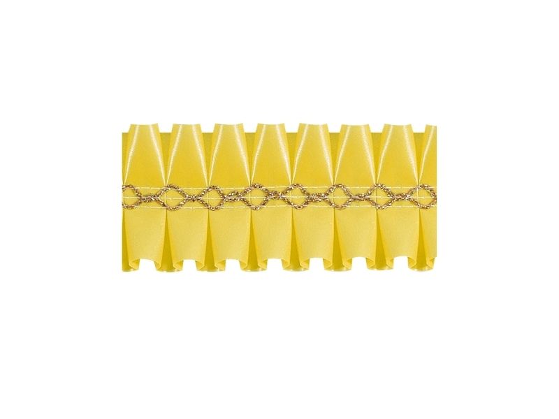 Πλισέ σατέν κίτρινο 20χ1τεμ