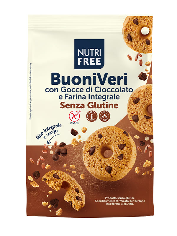 Μπισκότα με κομμάτια σοκολάτας gluten free 250g NT FOODS