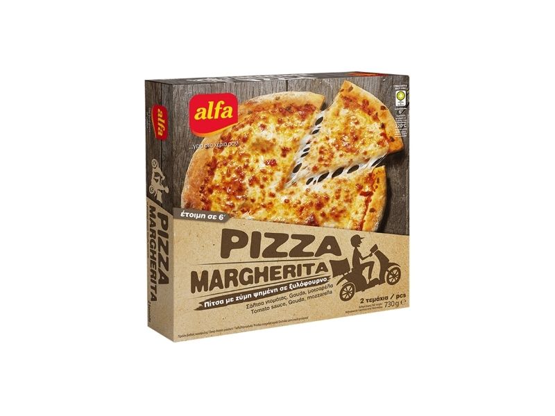 ΟΙΚΟΓΕΝΕΙΑΚΗ ΠΙΤΣΑ ΜΑΡΓΑΡΙΤΑ ALFA 6X770gr