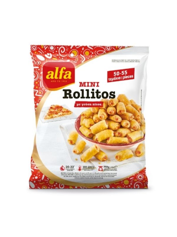 Mini rollitos pizza 750g ALFA