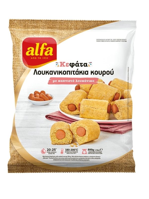 ΚΕΦΑΤΑ ΚΟΥΡΟΥ ΛΟΥΚΑΝΟΠΙΤΑΚΙΑ ALFA +25% 10X950gr