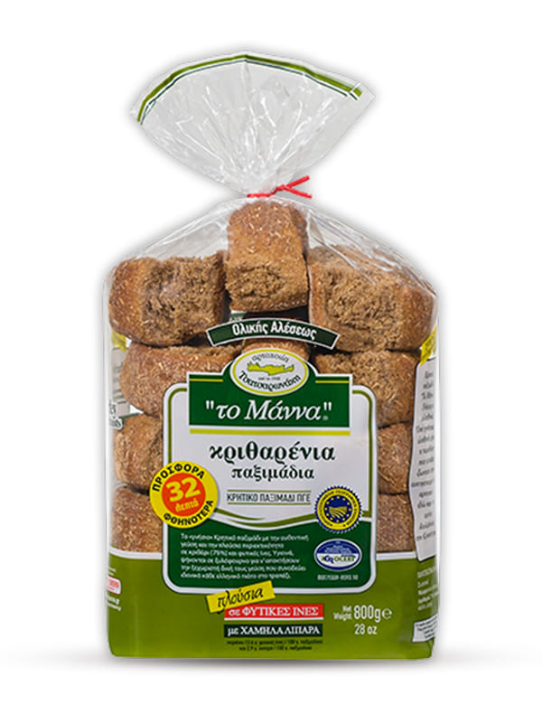 Παξιμάδι κριθαρένιο μπουκιές  520g ΤΟ ΜΑΝΝΑ