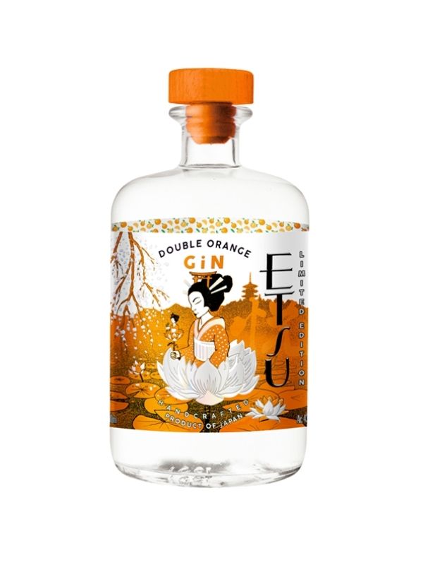 Double orange japanese gin 70cl 43% ETSU