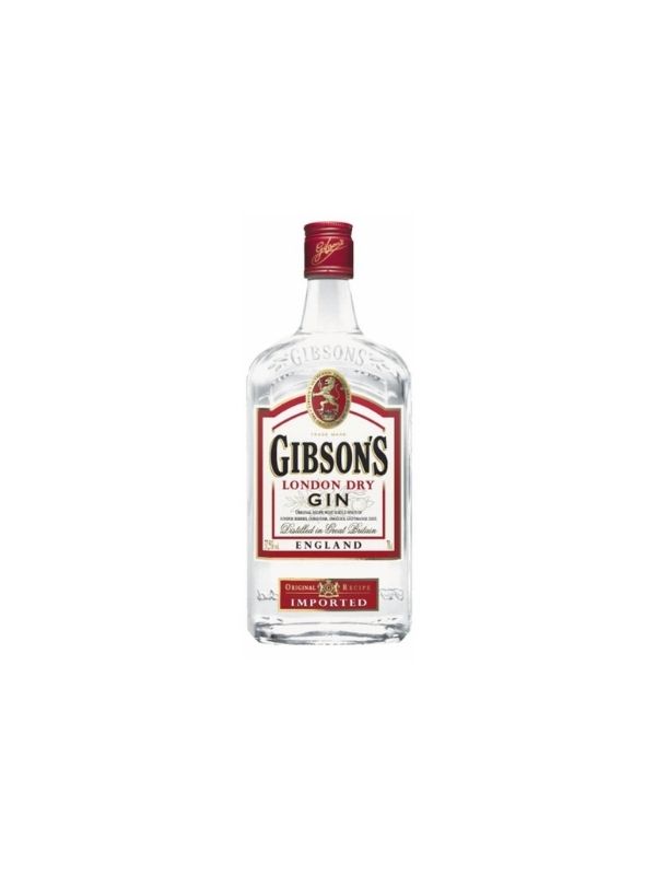 Gibson's london dry gin 6x70cl 37.5%