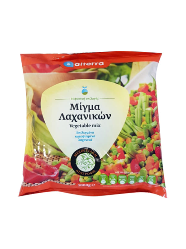 Μείγμα λαχανικών 5 είδη IQF 1kg