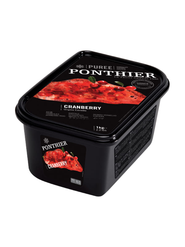 Πουρές φρούτου cranberry Ponthier 1kg