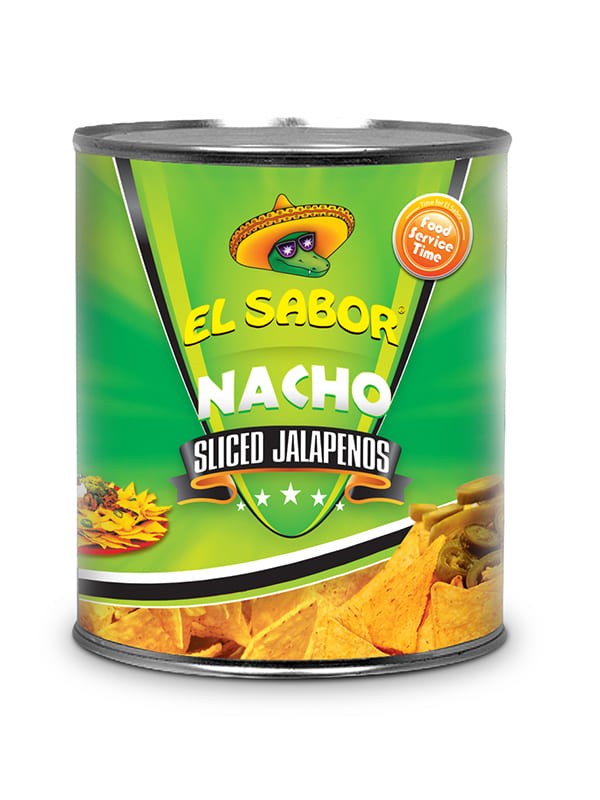 Nacho sliced jalapenos 2,9kg EL SABOR