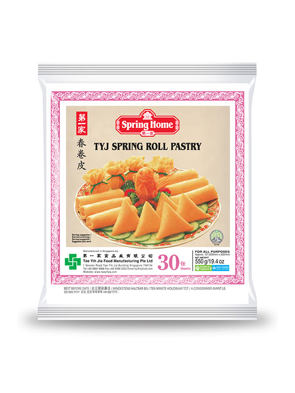 Spring roll wrappers 250mm (30sts) 550gr