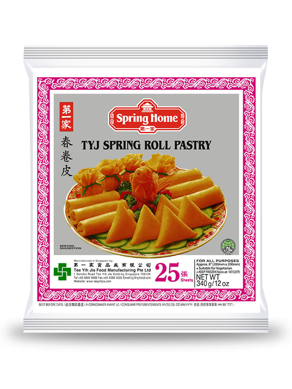 Spring roll wrappers 200mm (25sts) 340gr