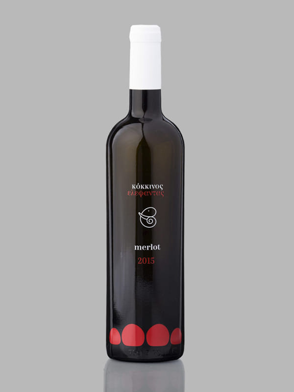 Κόκκινος Ελέφαντας- merlot 750ml ΣΚΙΟΥΡΟΣ