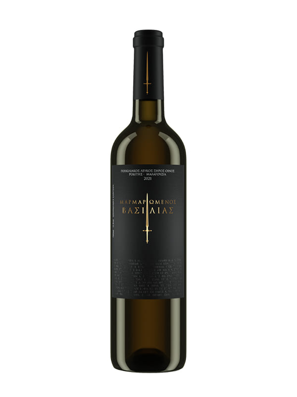 Μαρμαρωμένος Βασιλιάς λευκός ξηρός 750ml Georgiadis Canteen