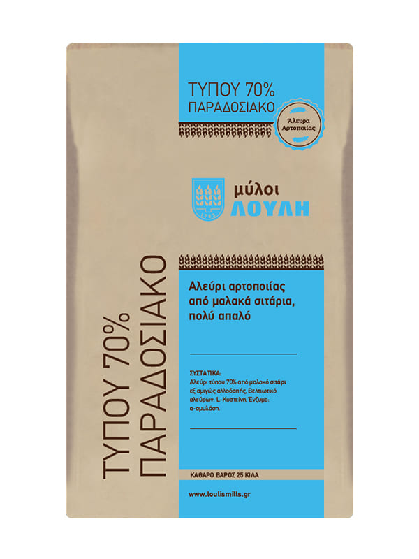 Αλεύρι παραδοσιακό 25kg ΜΥΛΟΙ ΛΟΥΛΗ